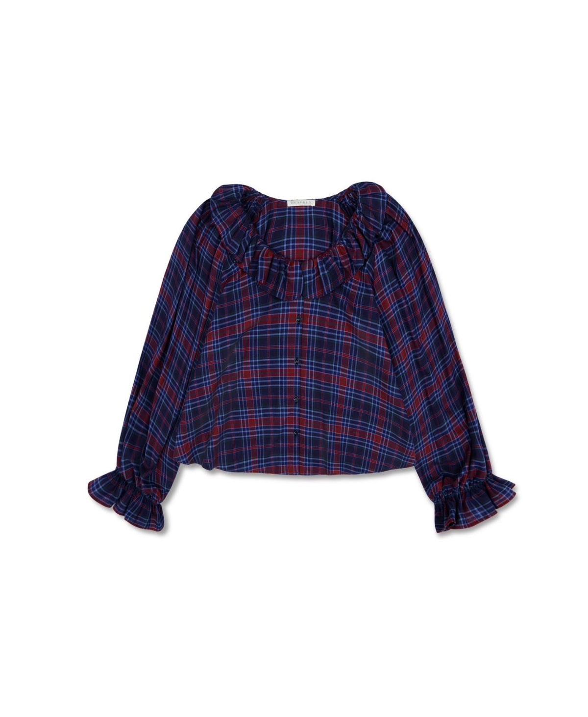 Etta Blouse - Damson Check