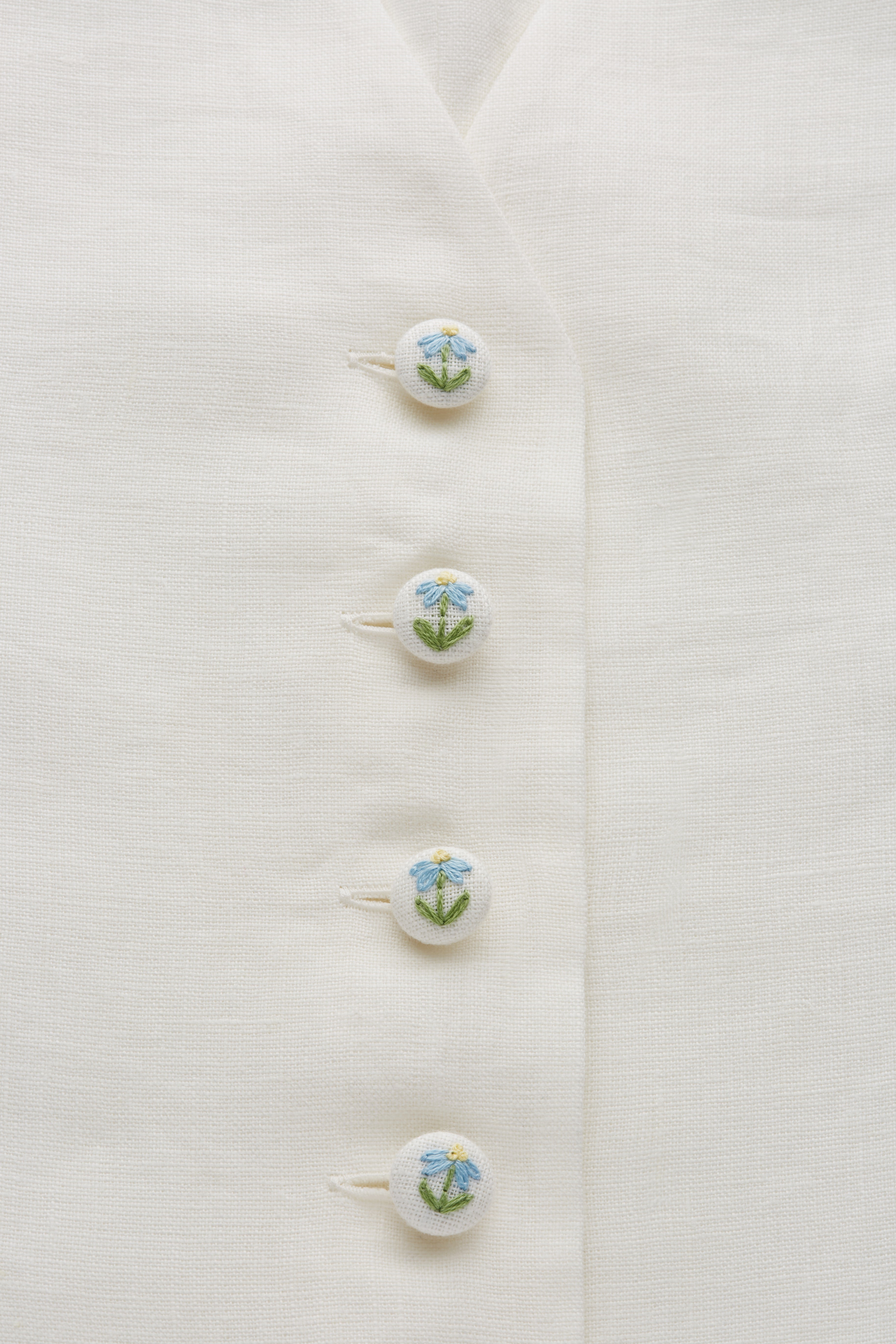 Alma Waistcoat - Off White