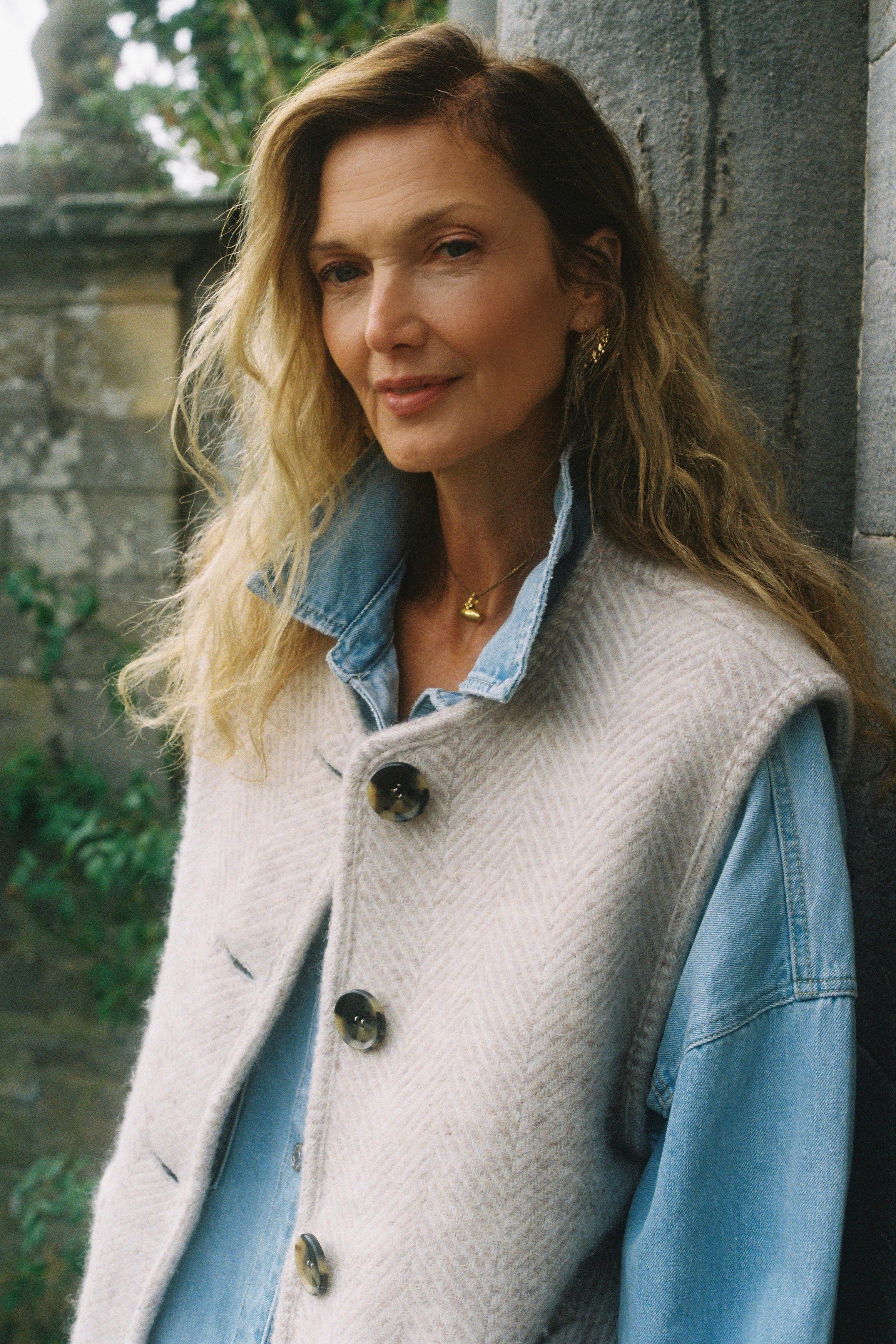 Frida Gilet - Oat