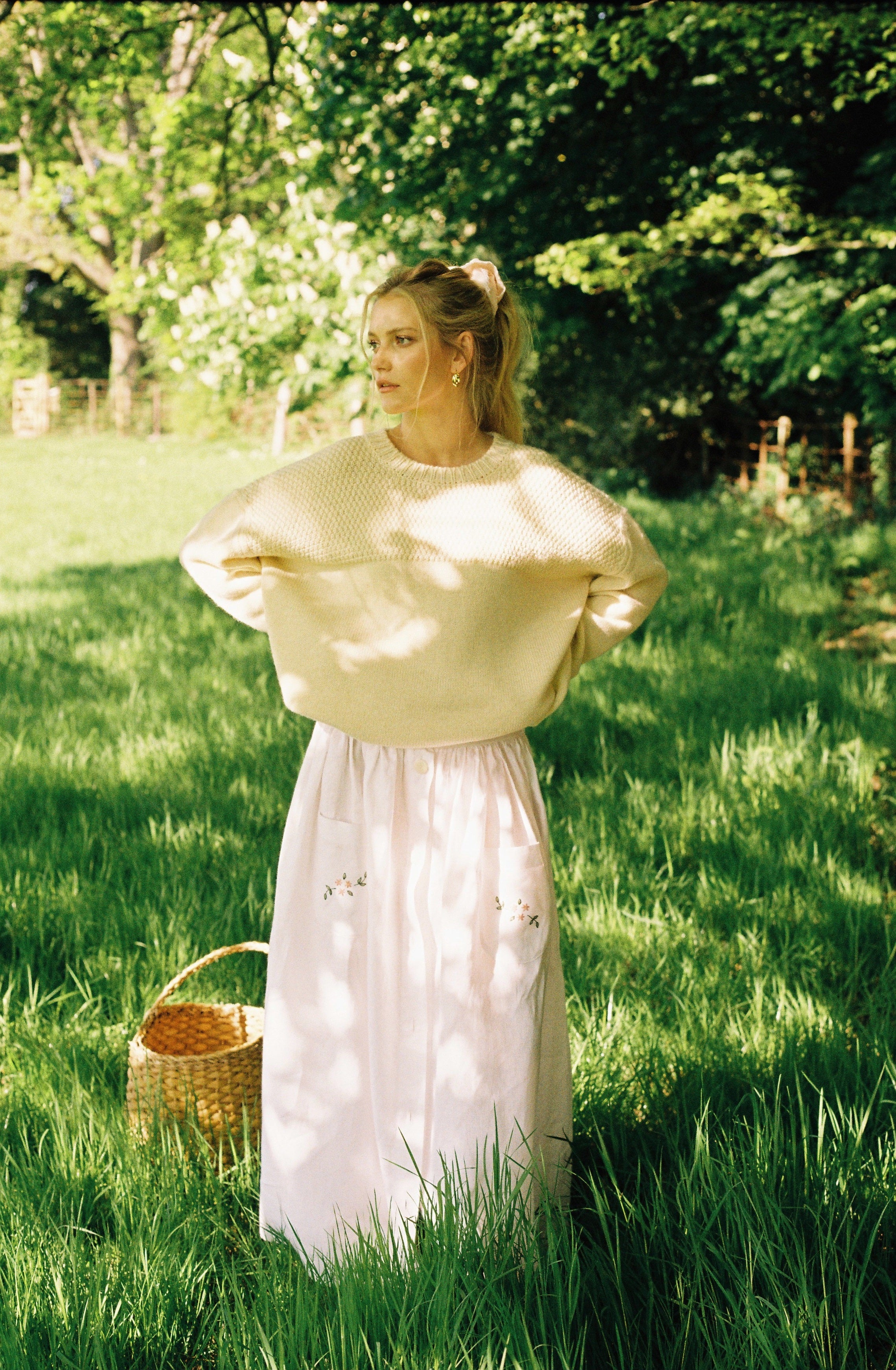 Bardo Skirt - Soft White