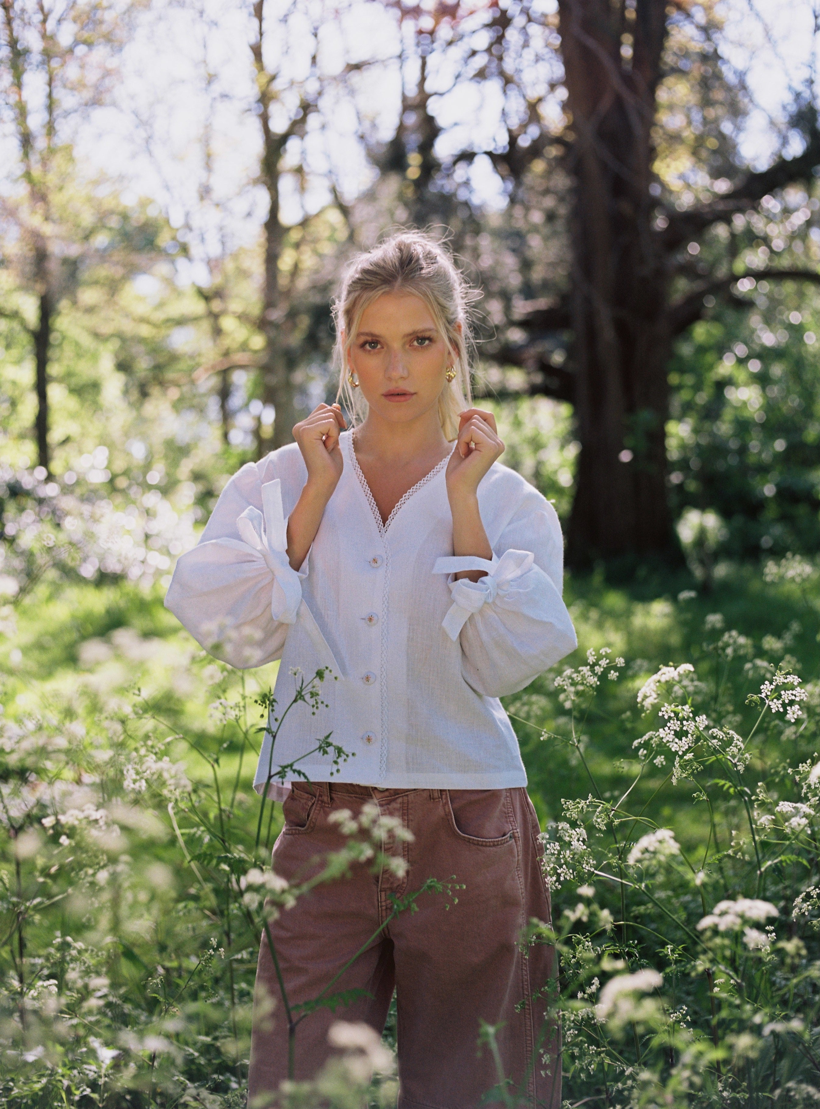 Ebba Blouse - Soft White