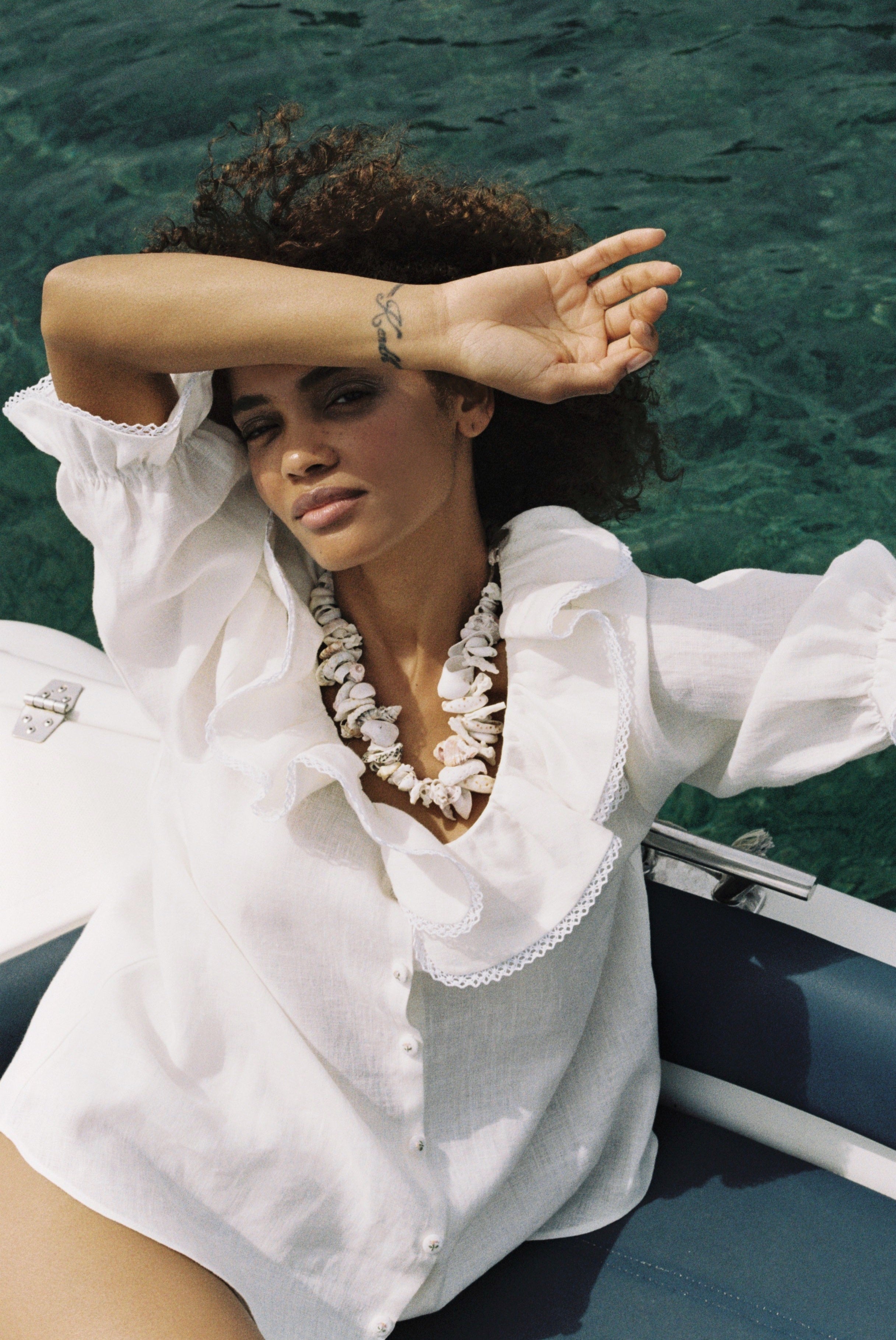 Matilda Blouse - Ivory White
