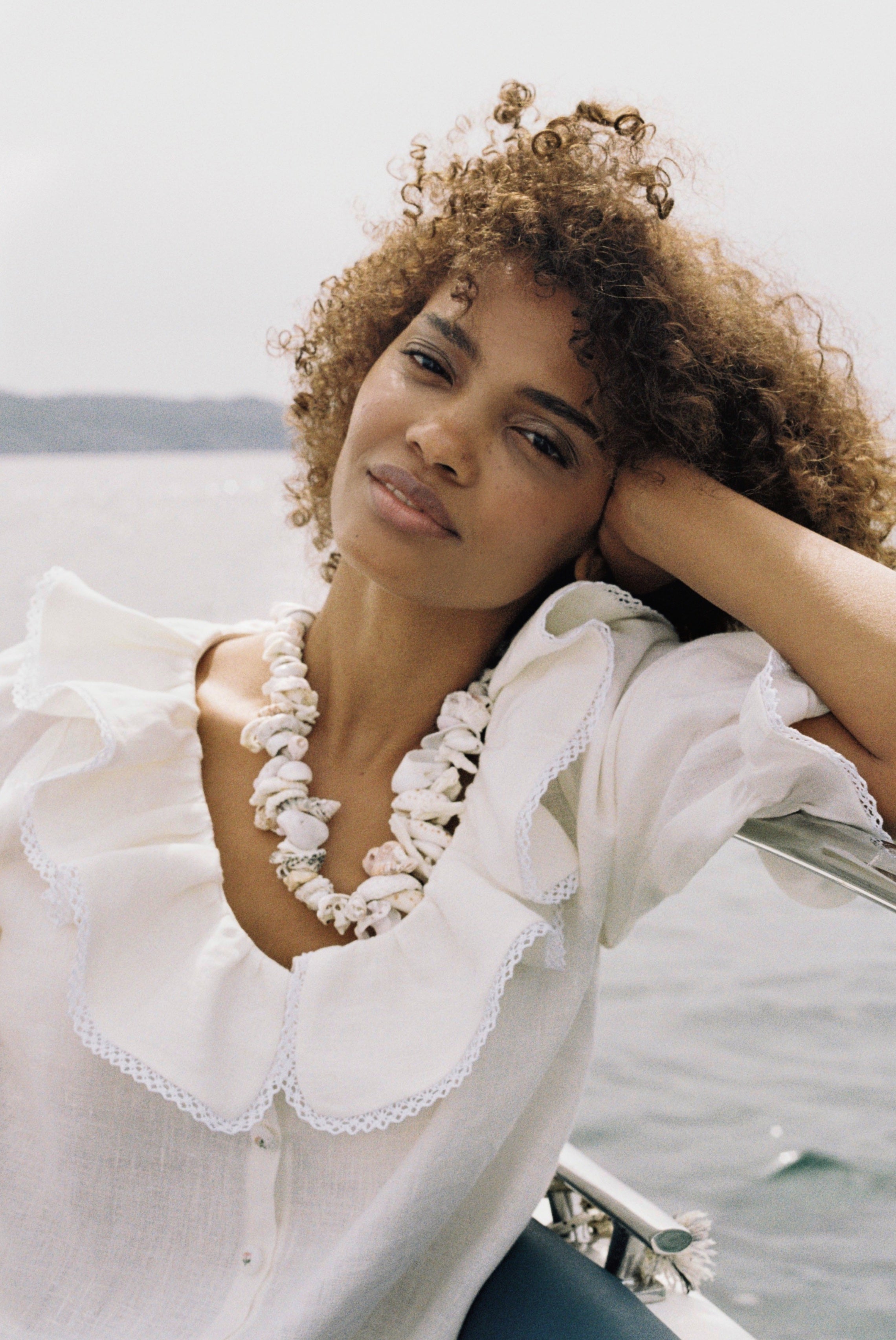 Matilda Blouse - Ivory White