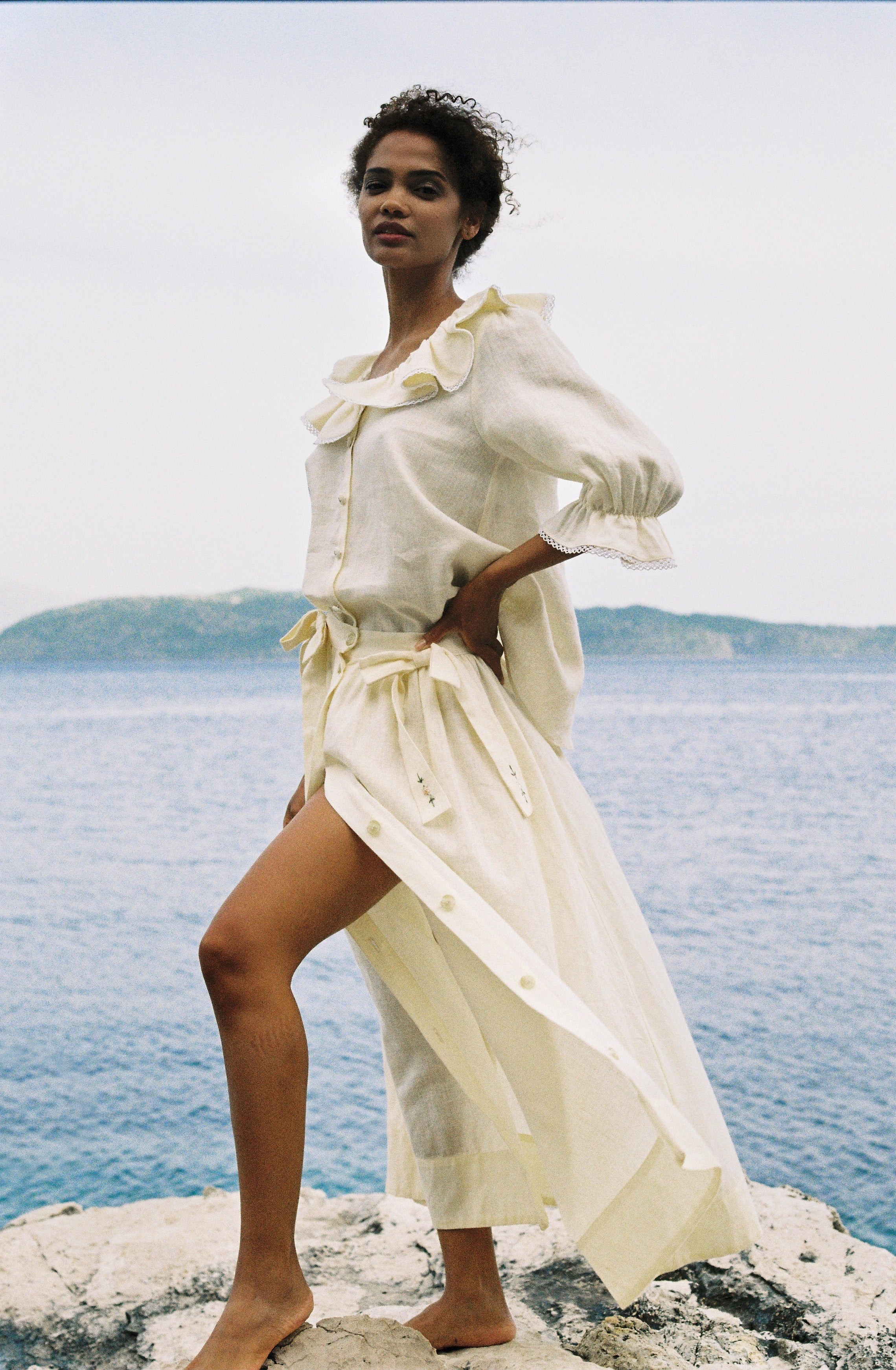 Rhea Skirt - Butter Yellow