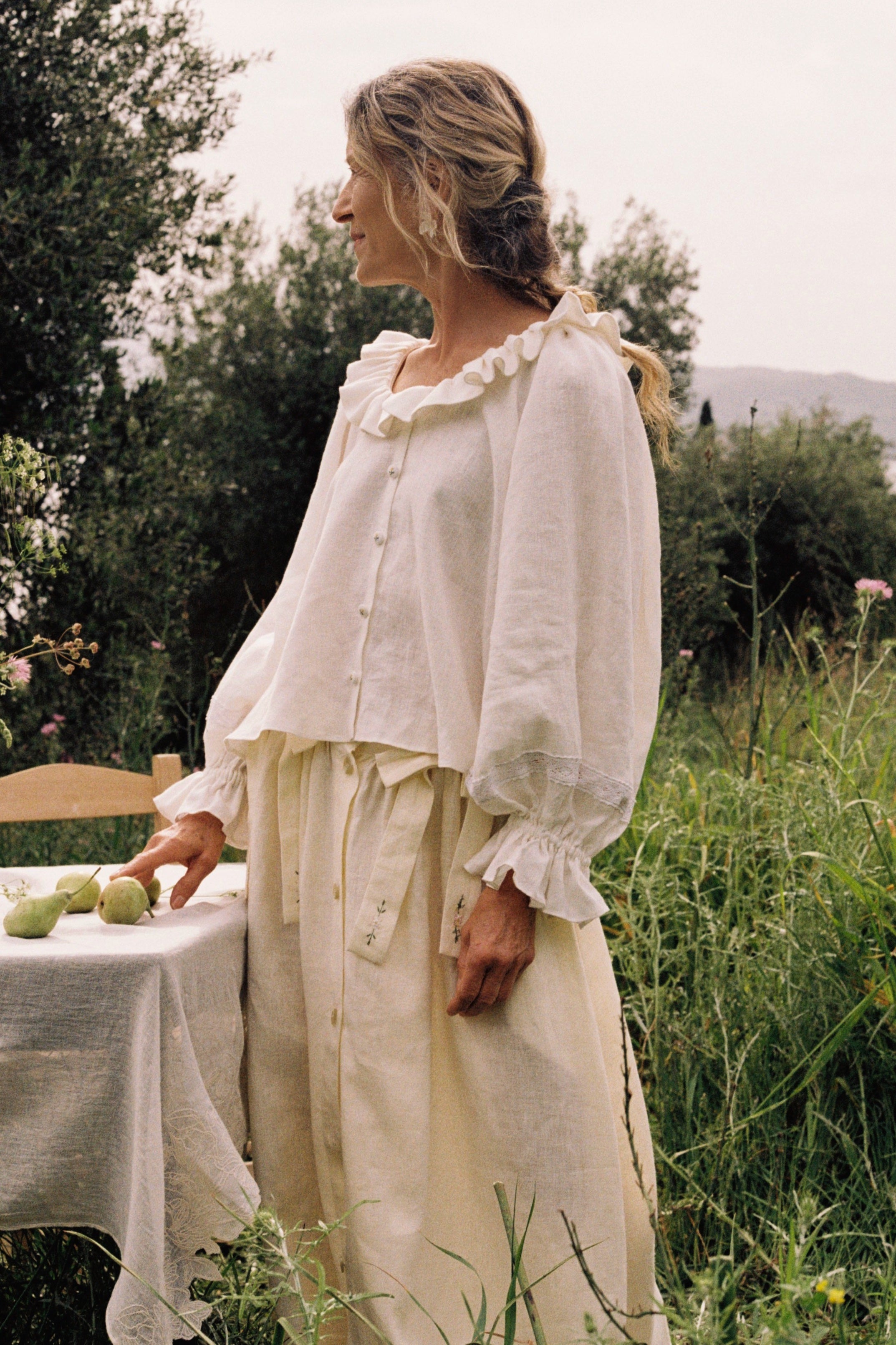 Rhea Skirt - Butter Yellow