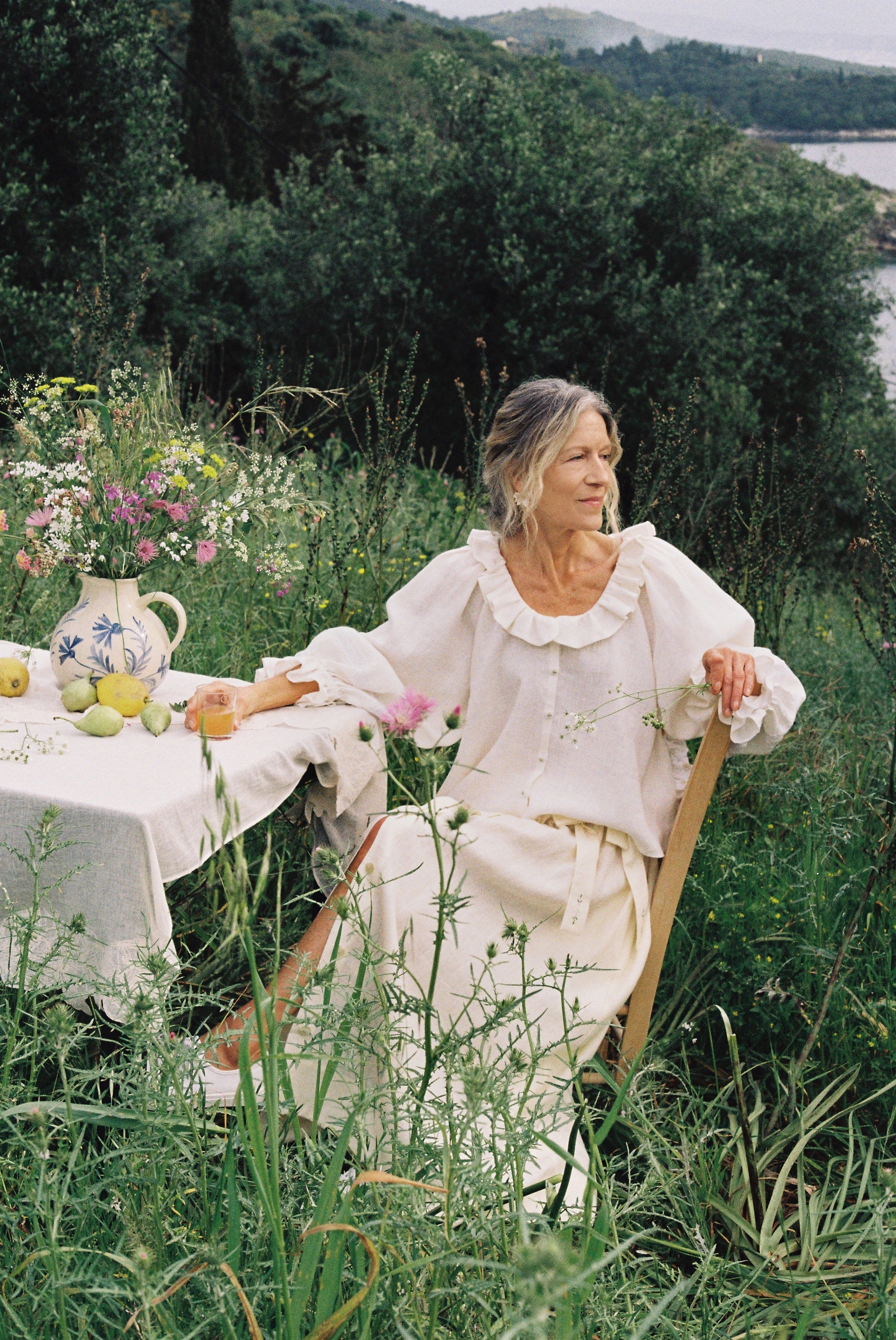 Etta Blouse - Ivory White