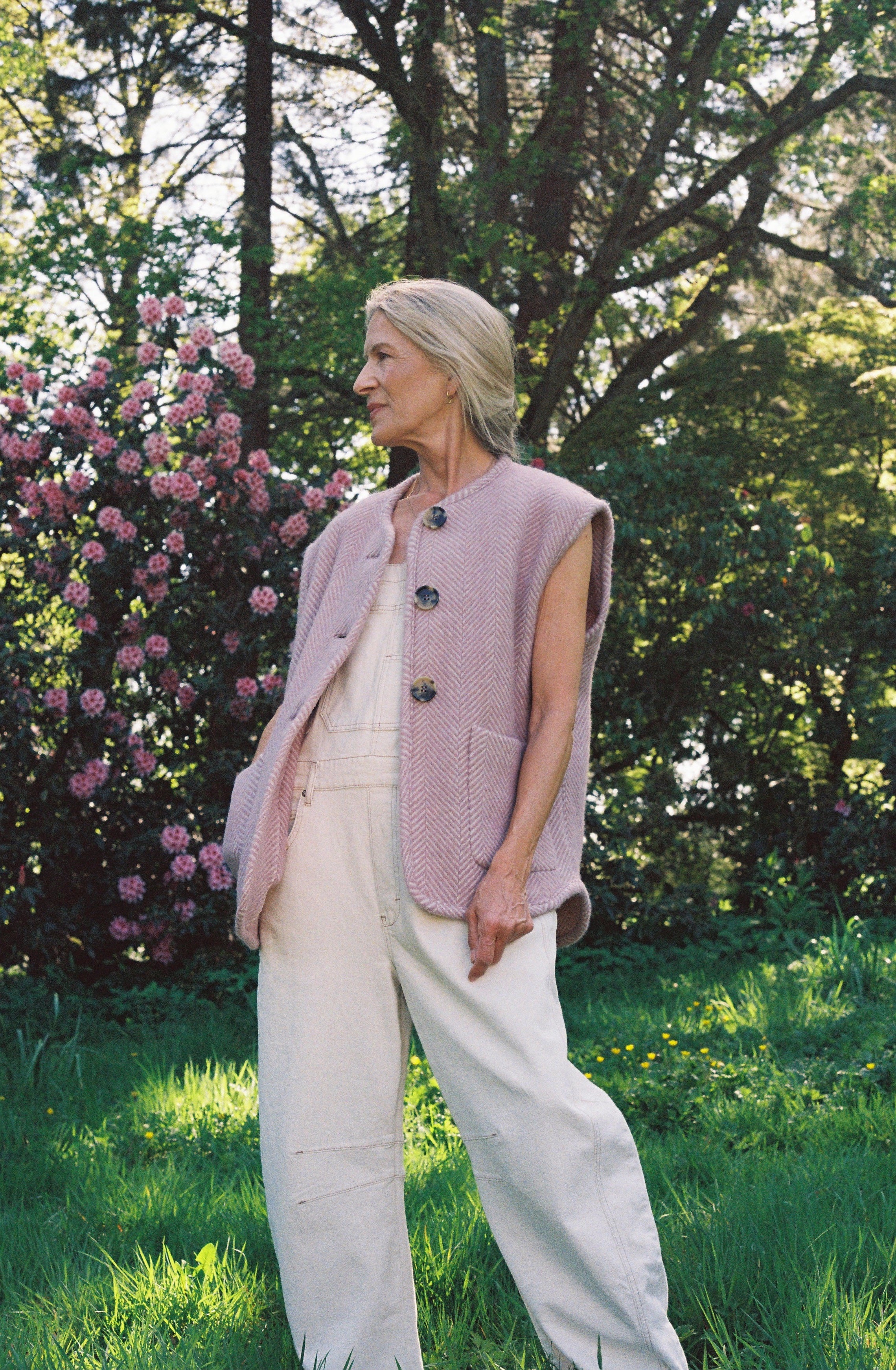 Frida Gilet - Dusty Pink