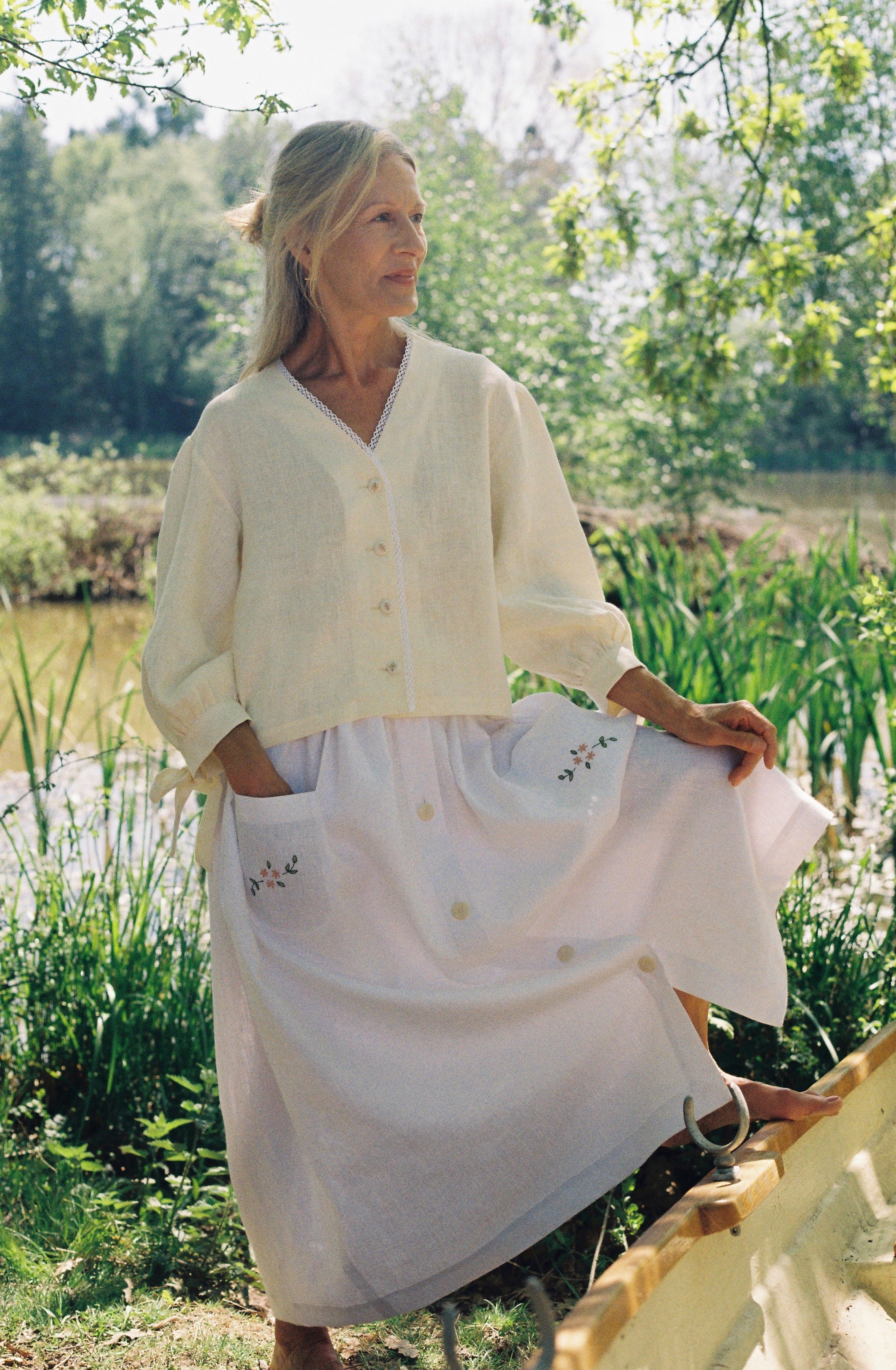 Bardo Skirt - Soft White