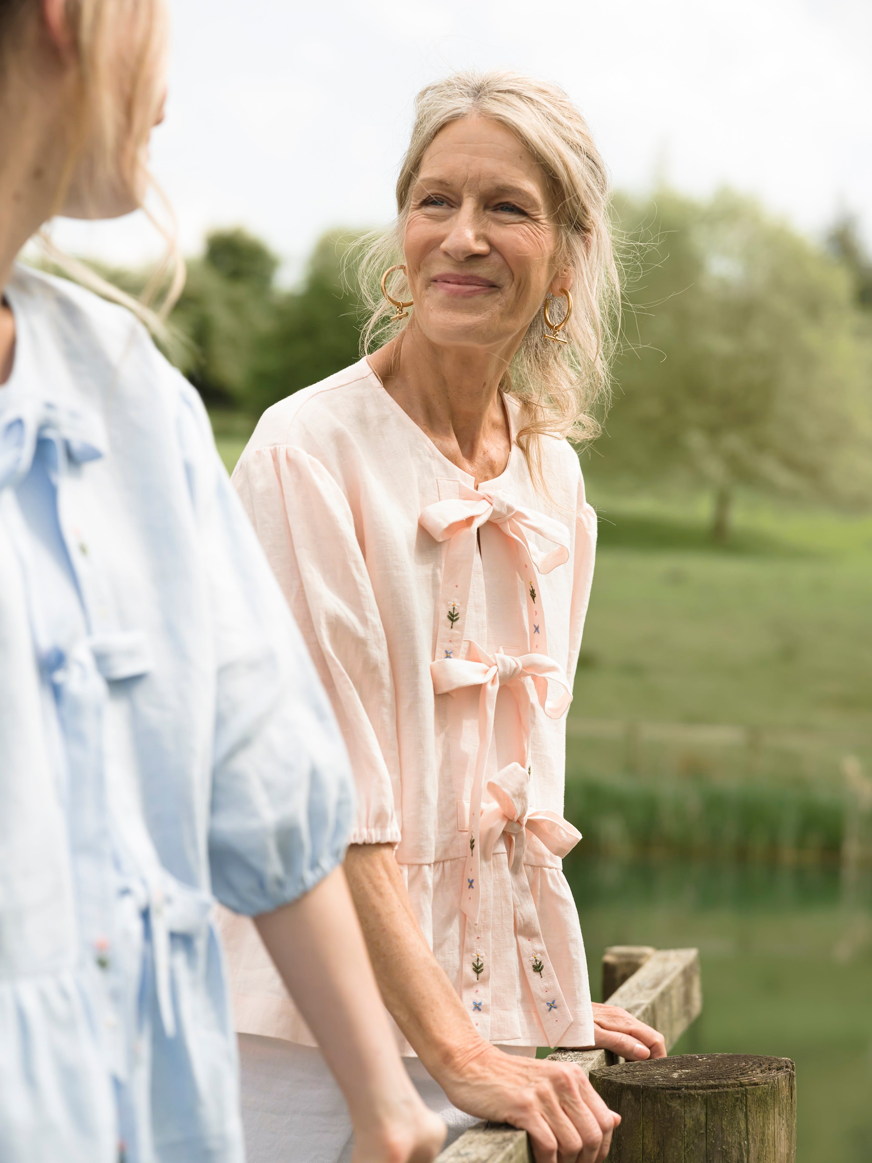 Nova Blouse - Pale Pink