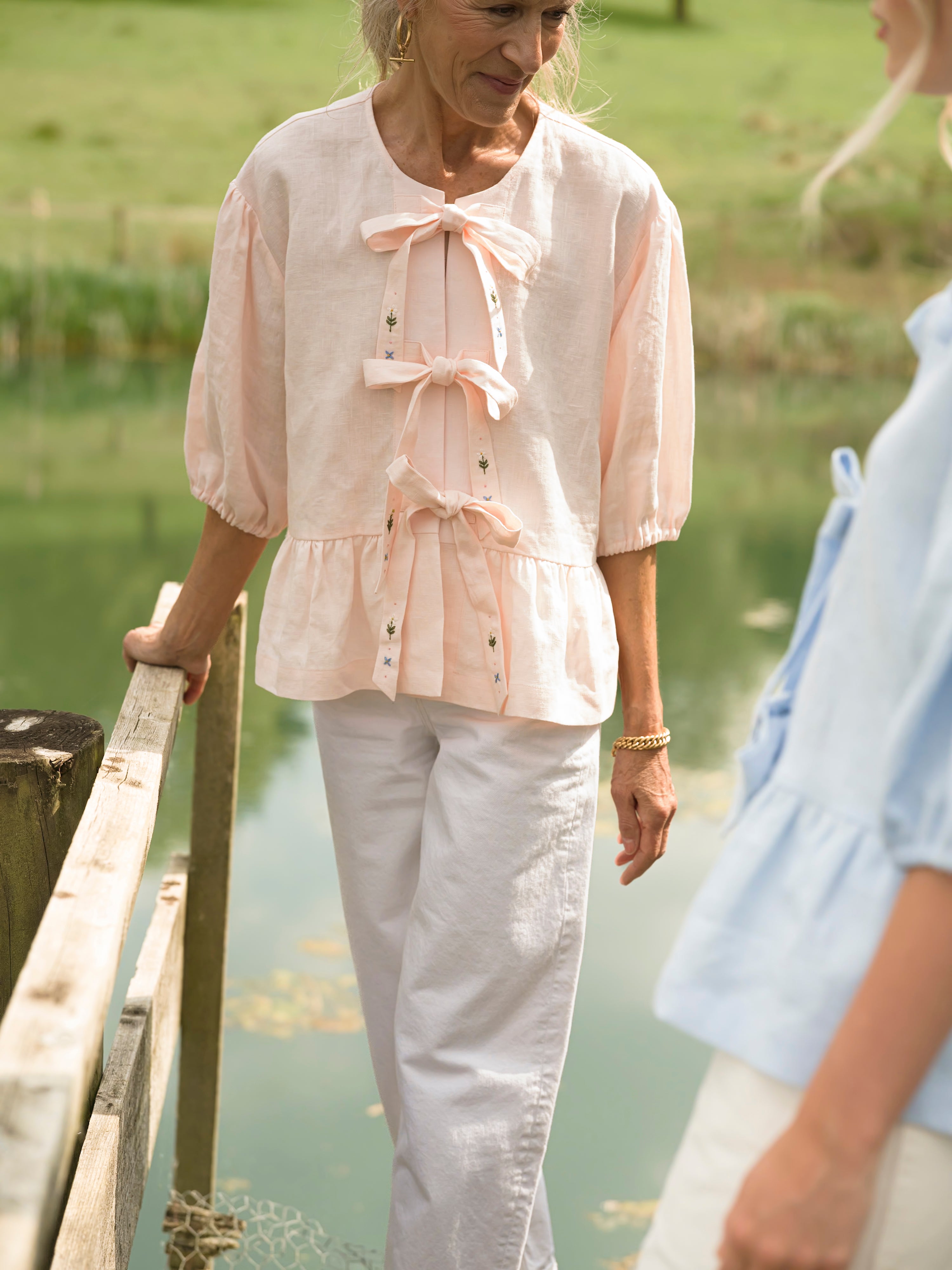 Nova Blouse - Pale Pink