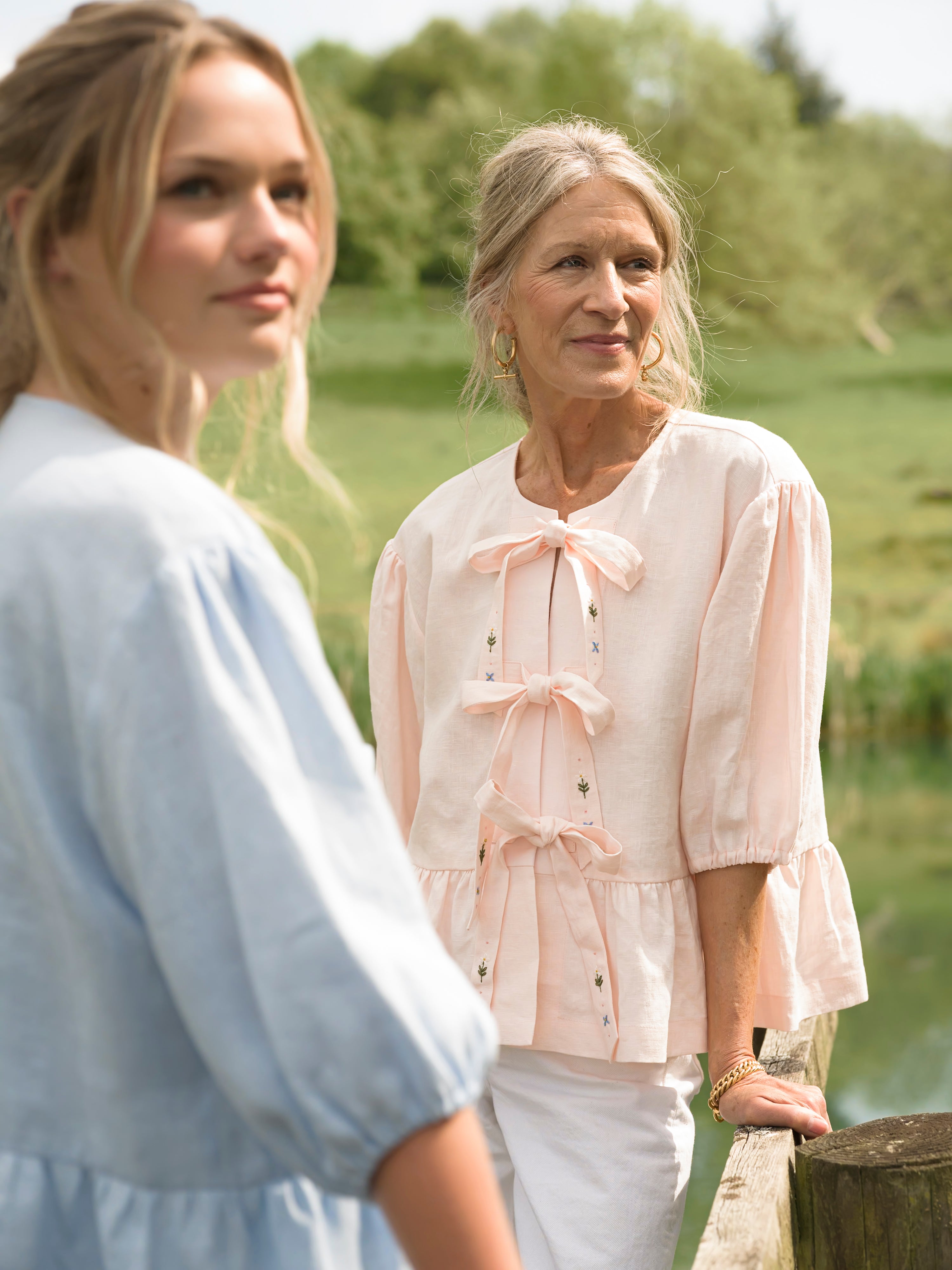 Nova Blouse - Pale Pink
