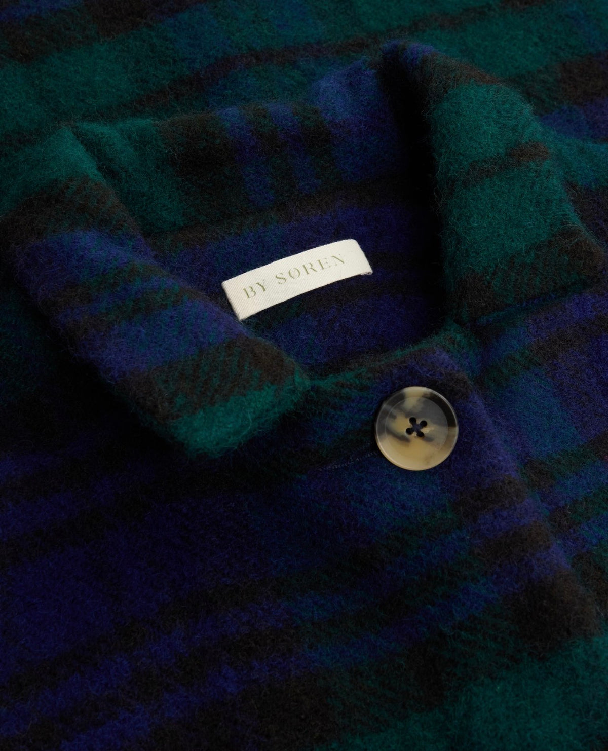 Claudia Tartan Cape - Aster