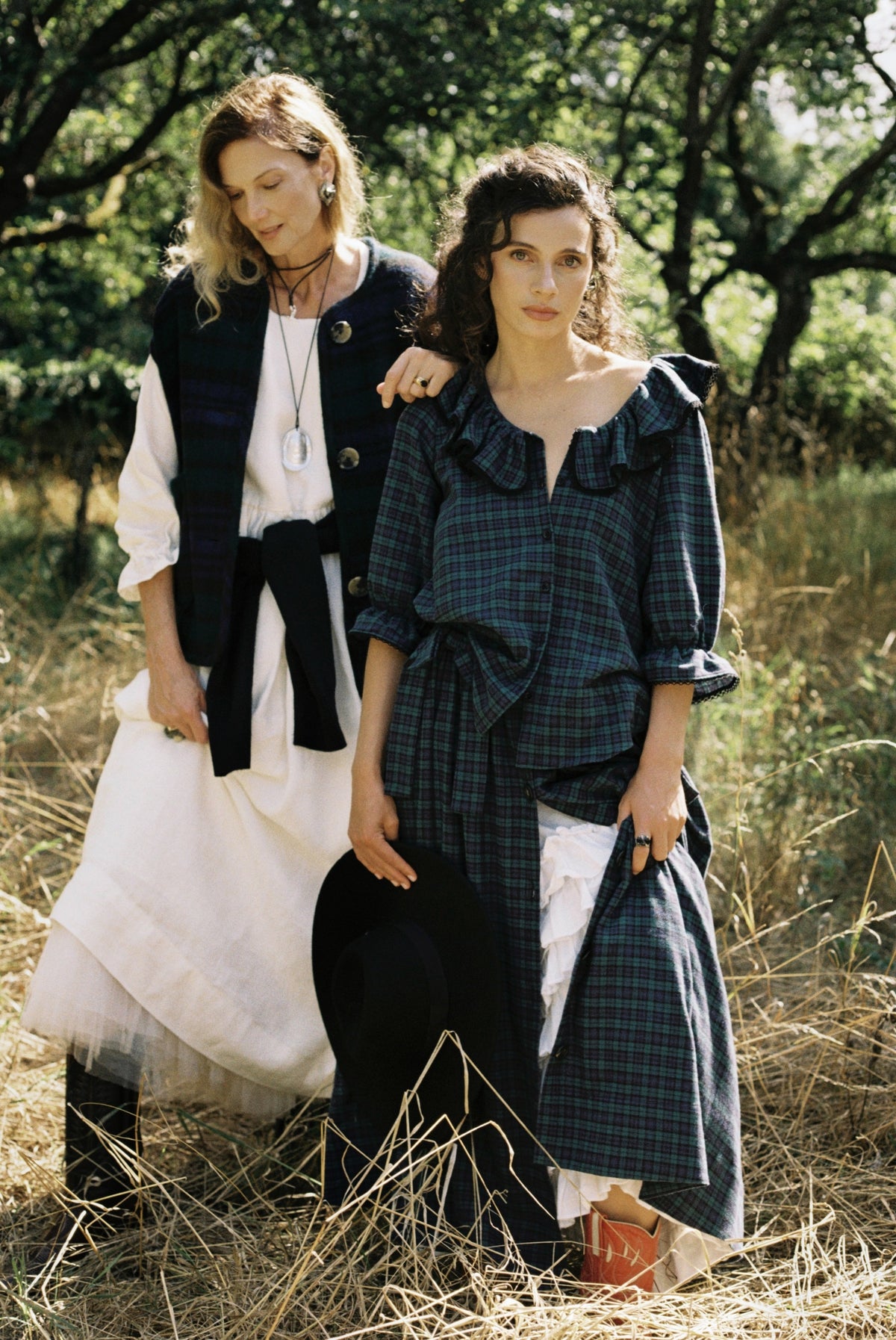 Matilda Blouse - Black Watch Check