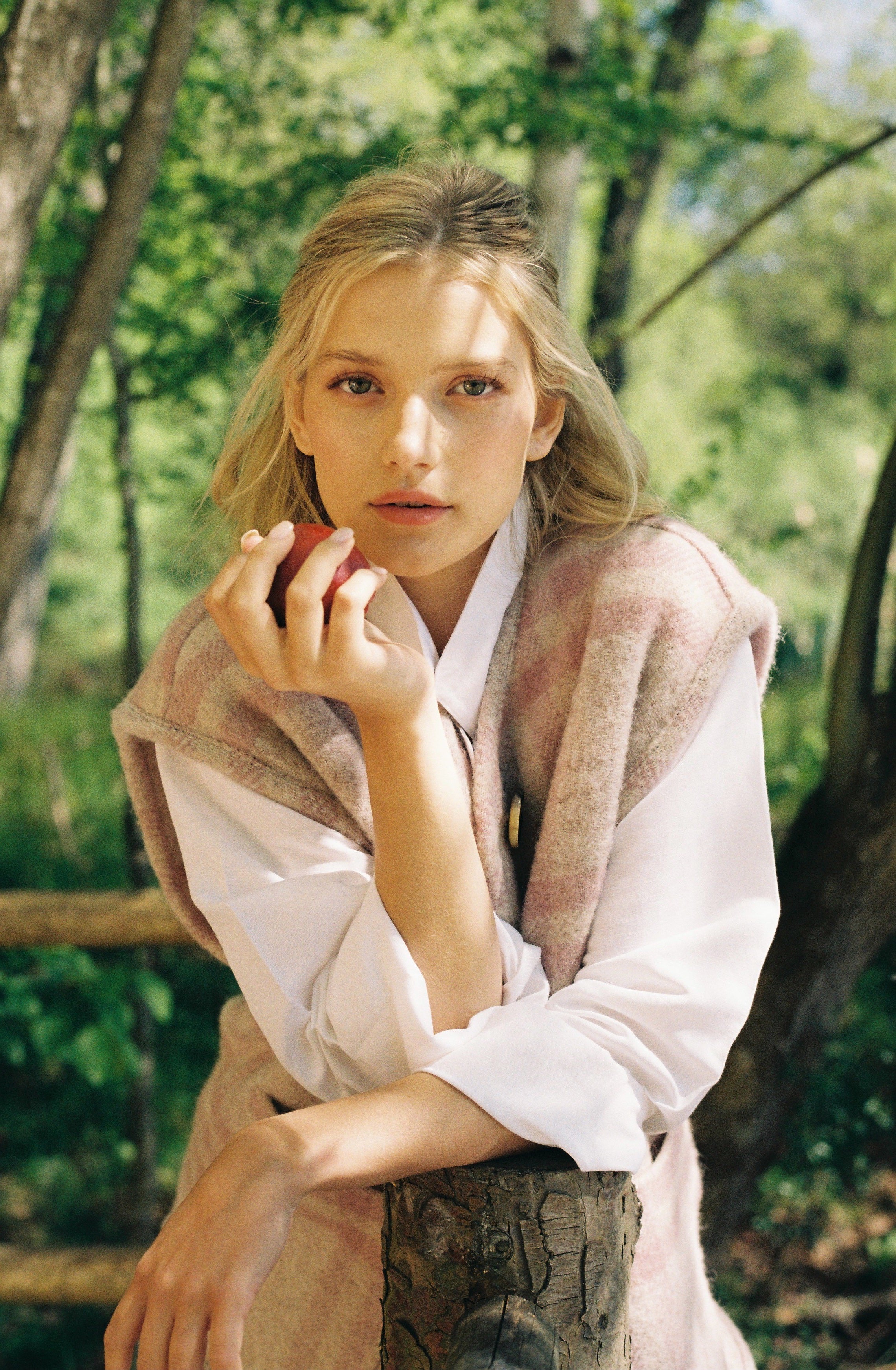 Frida Gilet - Pink Check