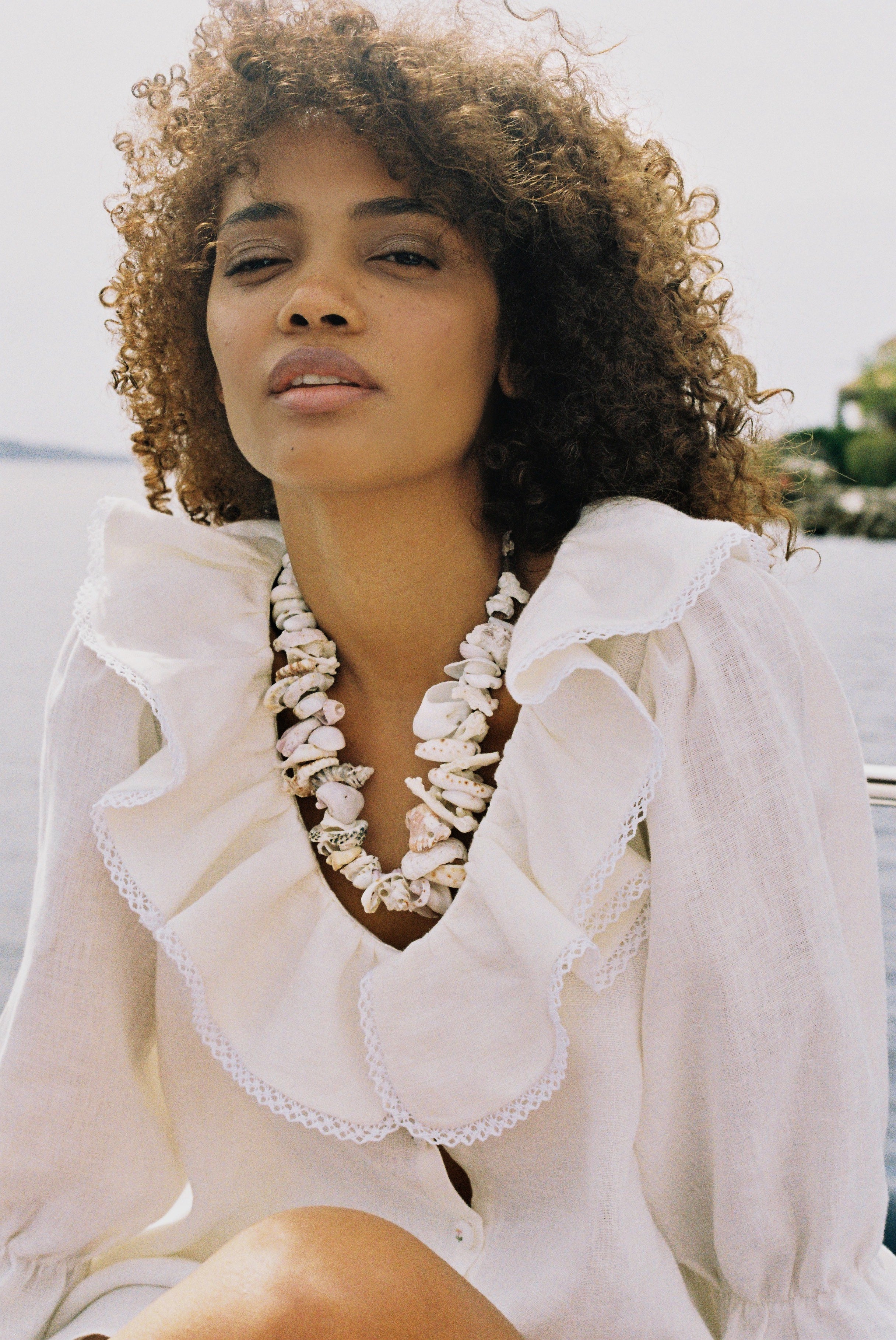 Matilda Blouse - Ivory White