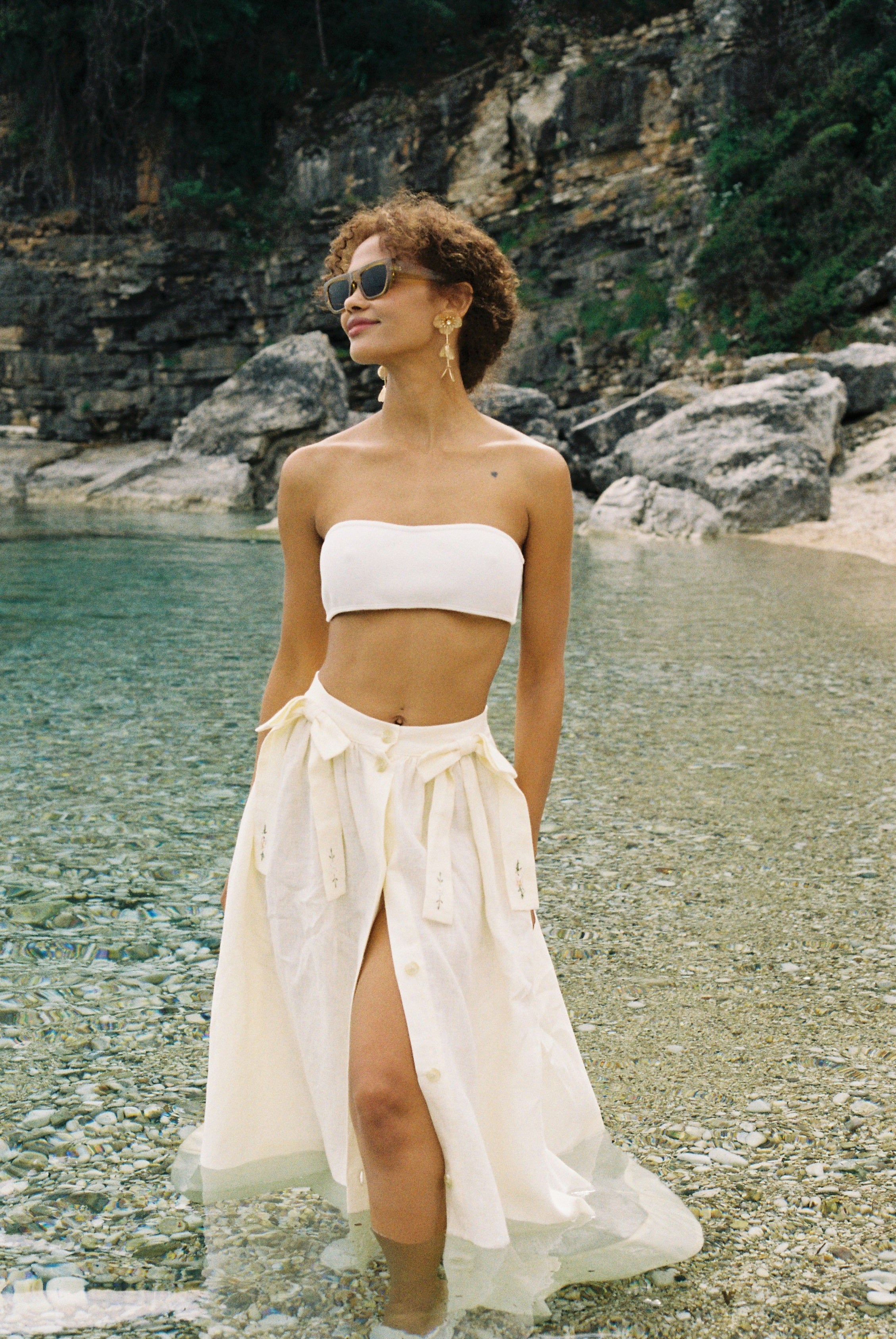 Rhea Skirt - Butter Yellow