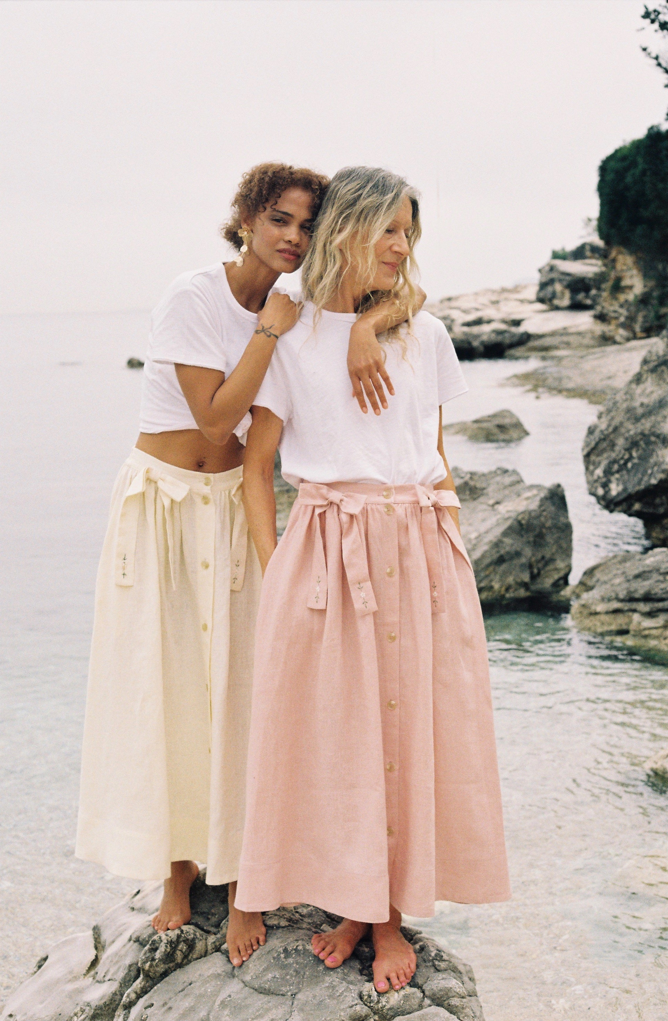 Rhea Skirt - Pink Rhubarb