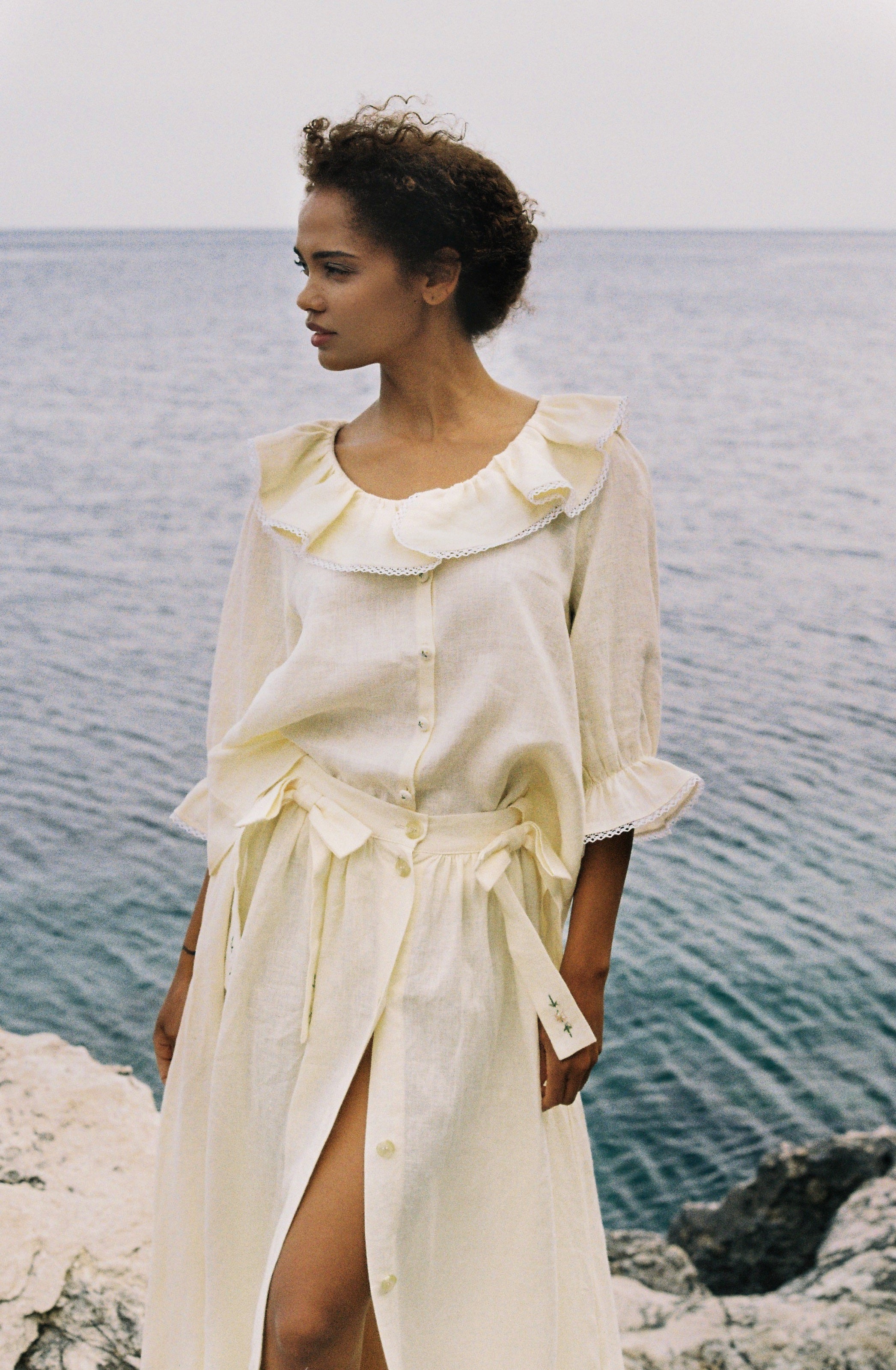 Matilda Blouse - Butter Yellow