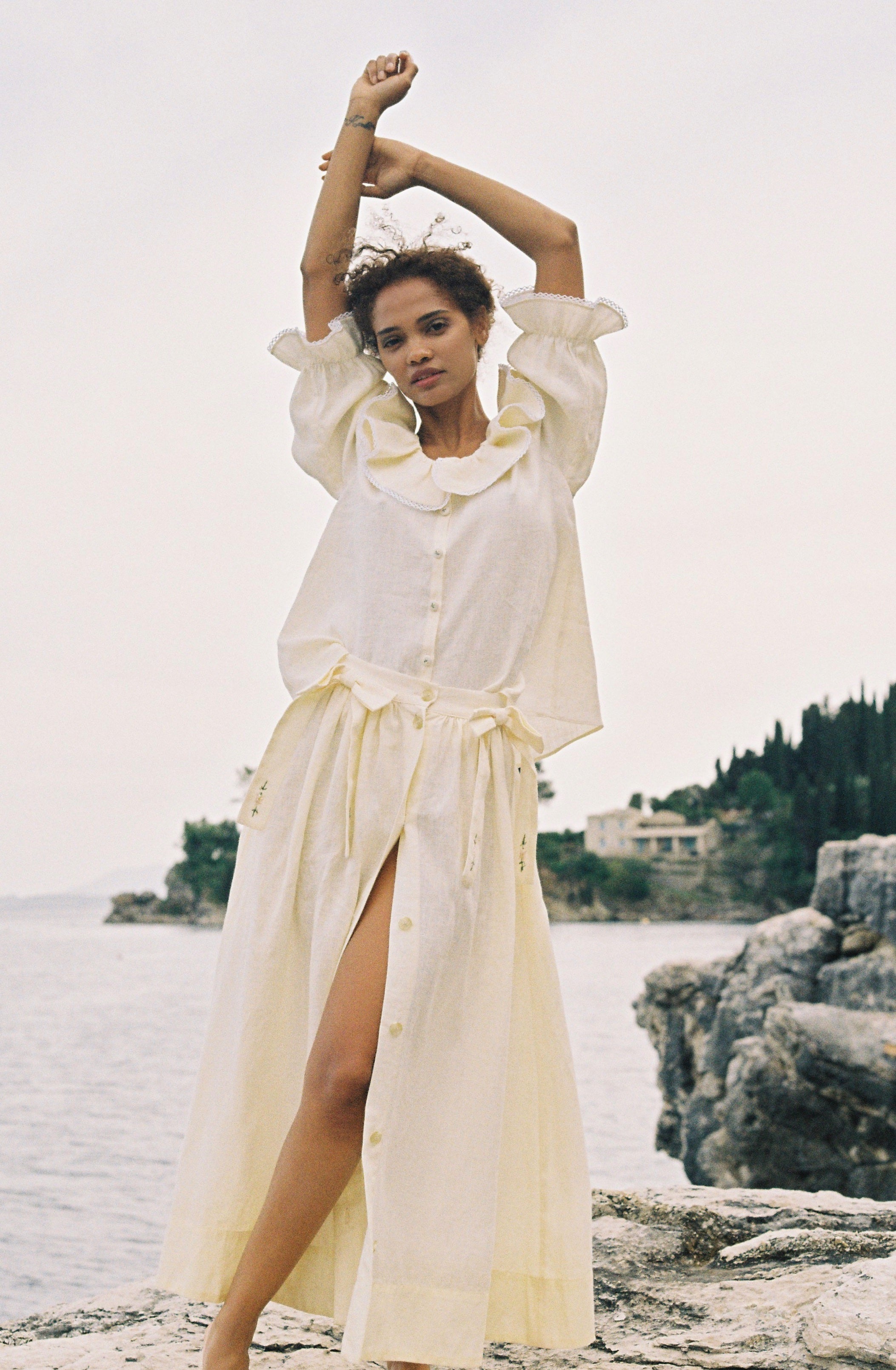 Matilda Blouse - Butter Yellow