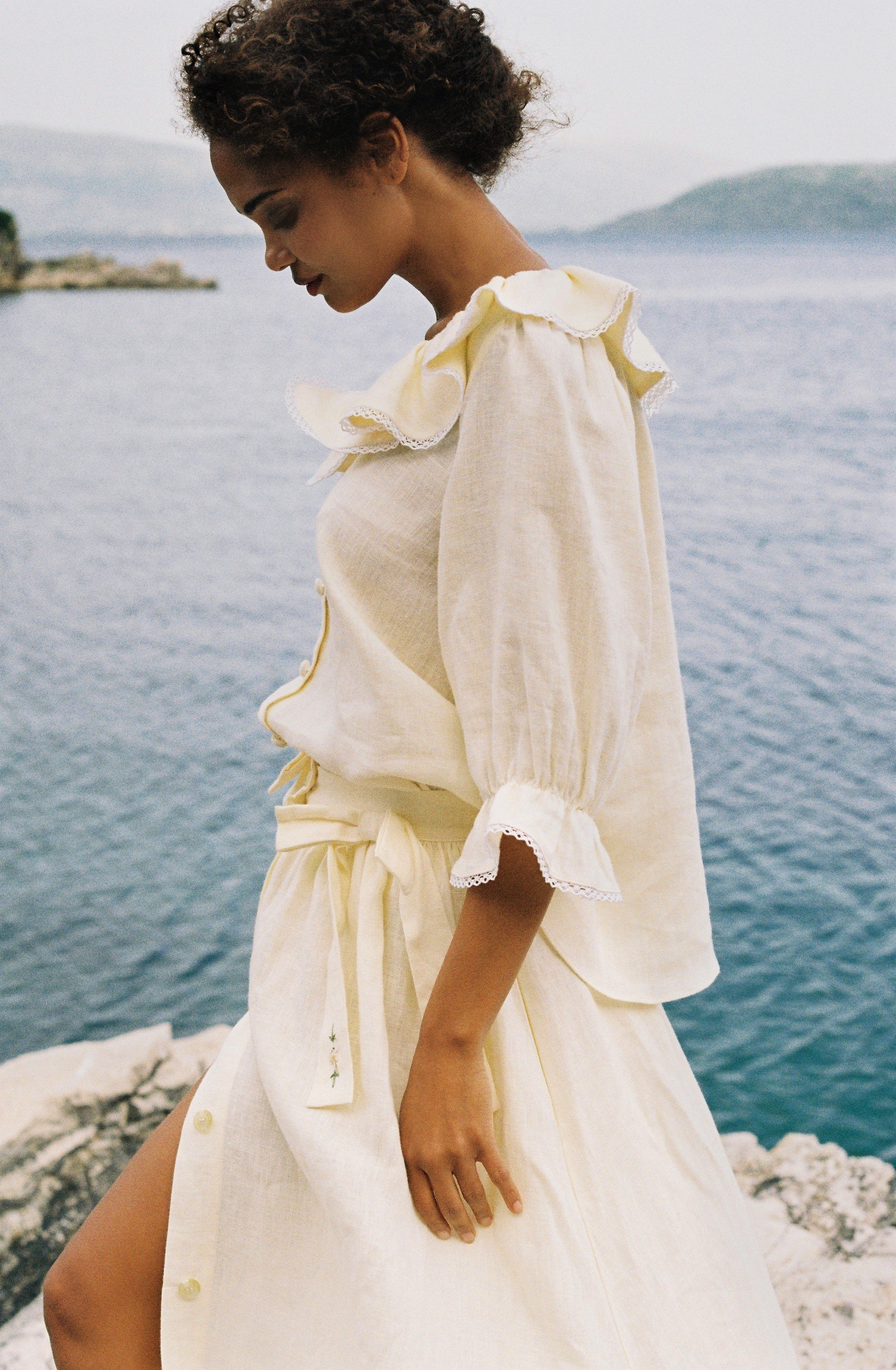 Matilda Blouse - Butter Yellow