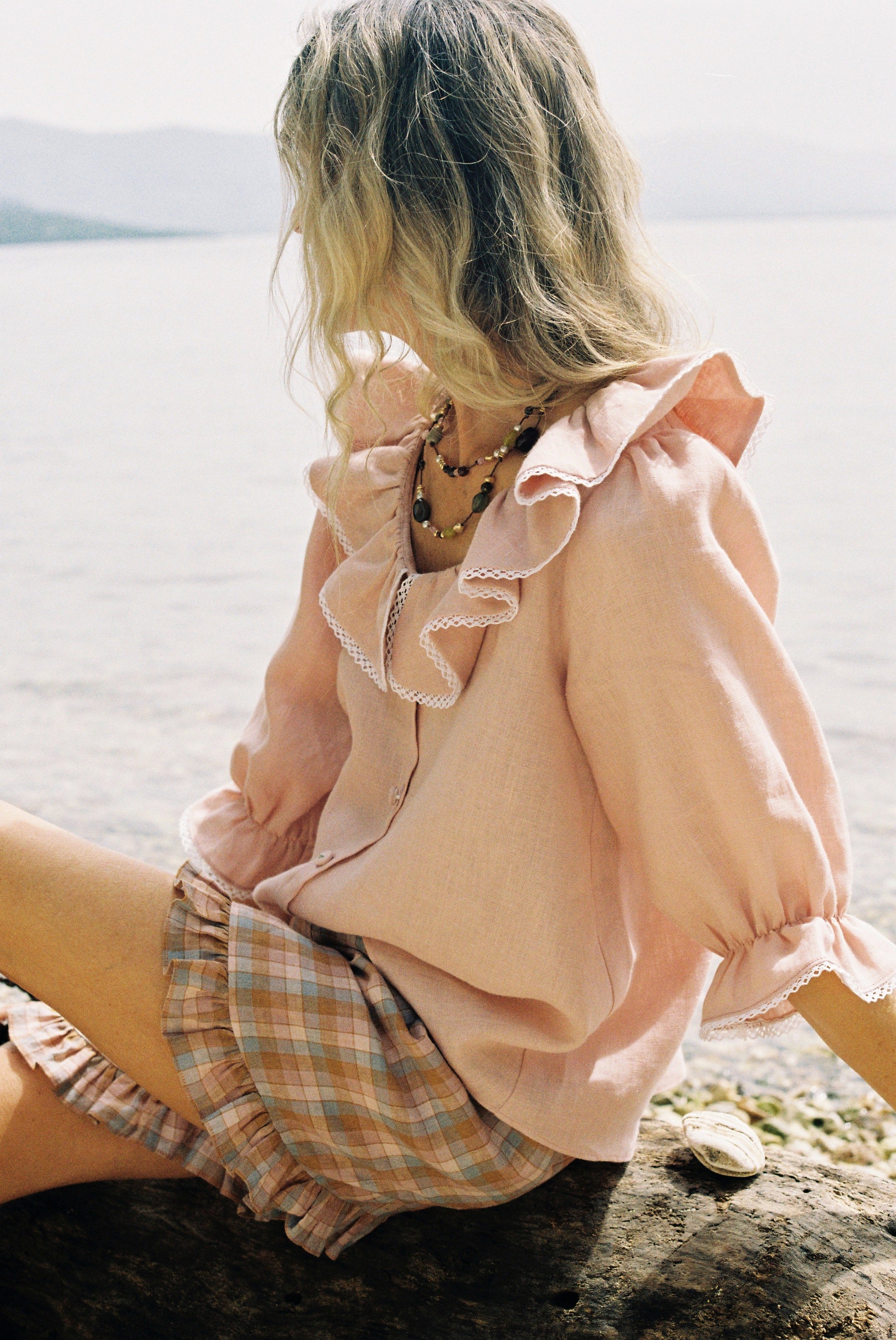 Matilda Blouse - Pink Rhubarb