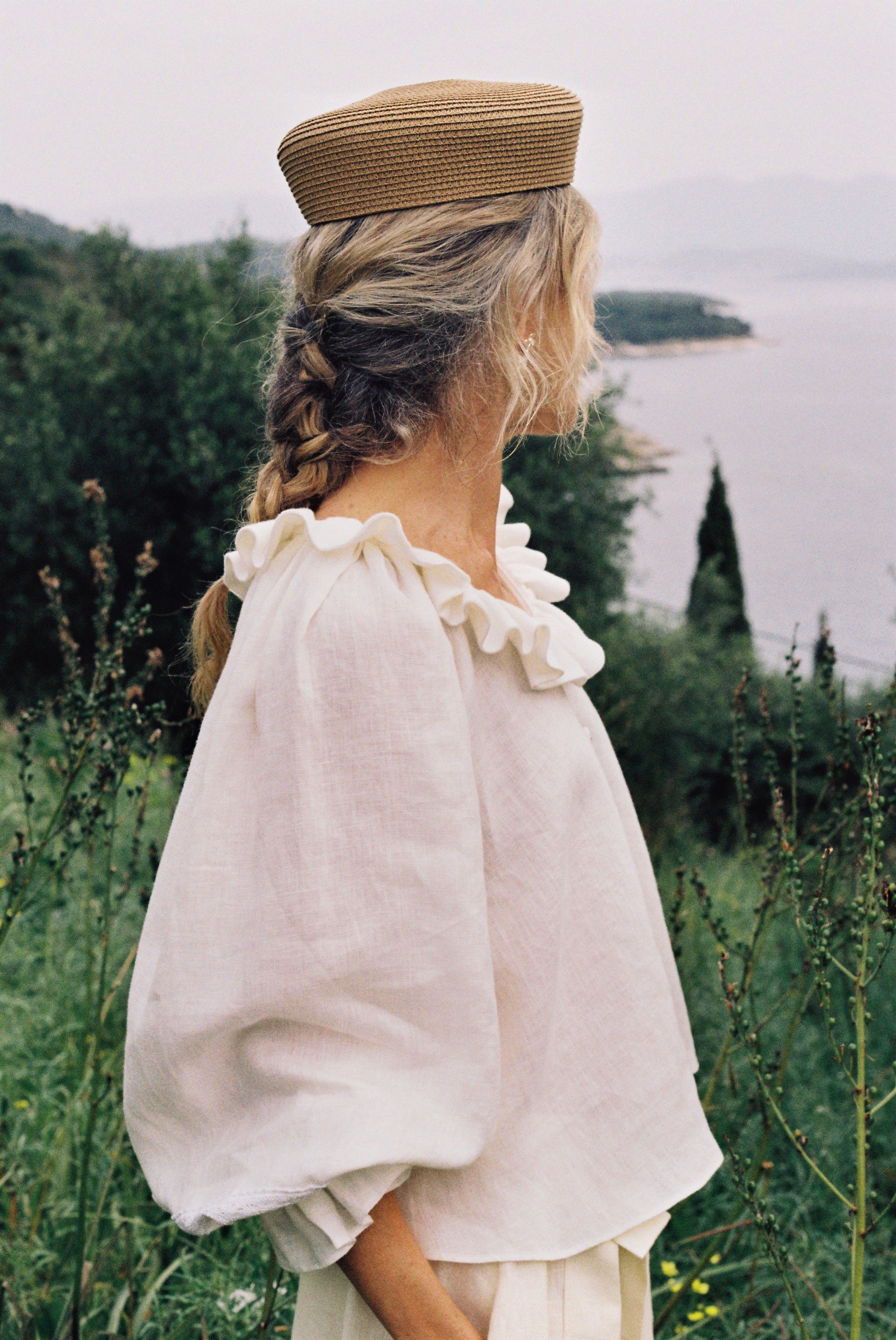 Etta Blouse - Ivory White