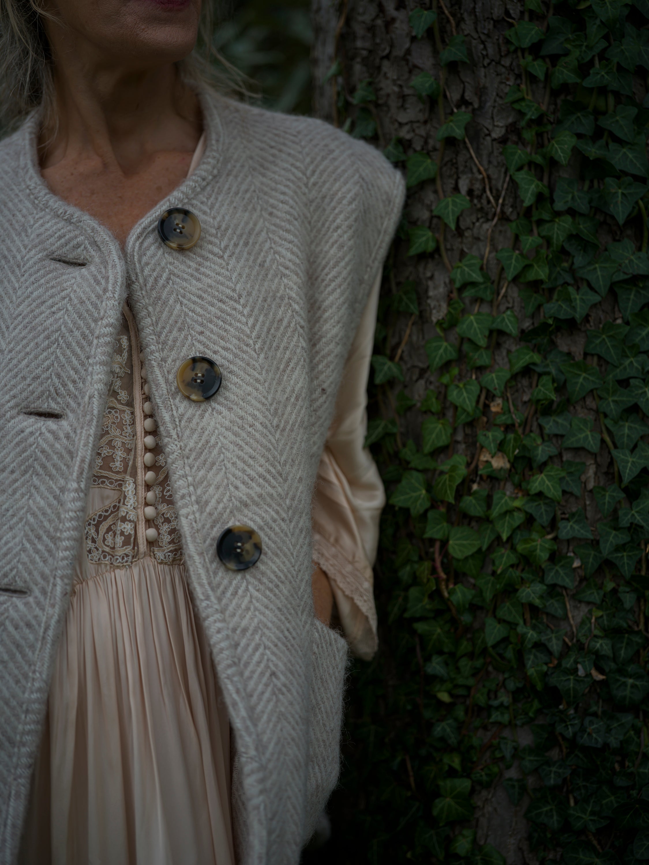 Frida Gilet - Oat